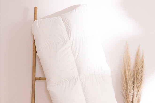 Teplá prikrývka s 90 % husacieho páperia – 140 × 200 - 5
