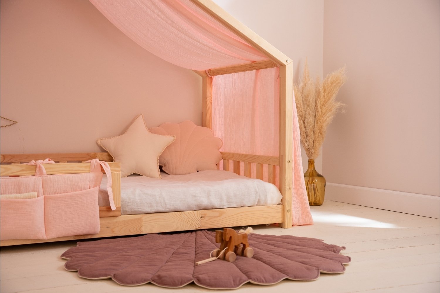 Tasca per letto - Rosa