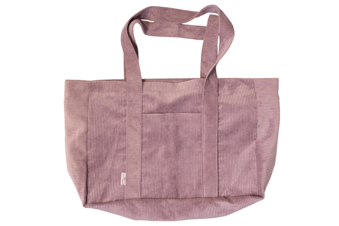 Sac à Langer Velours Côtelé Lavande
