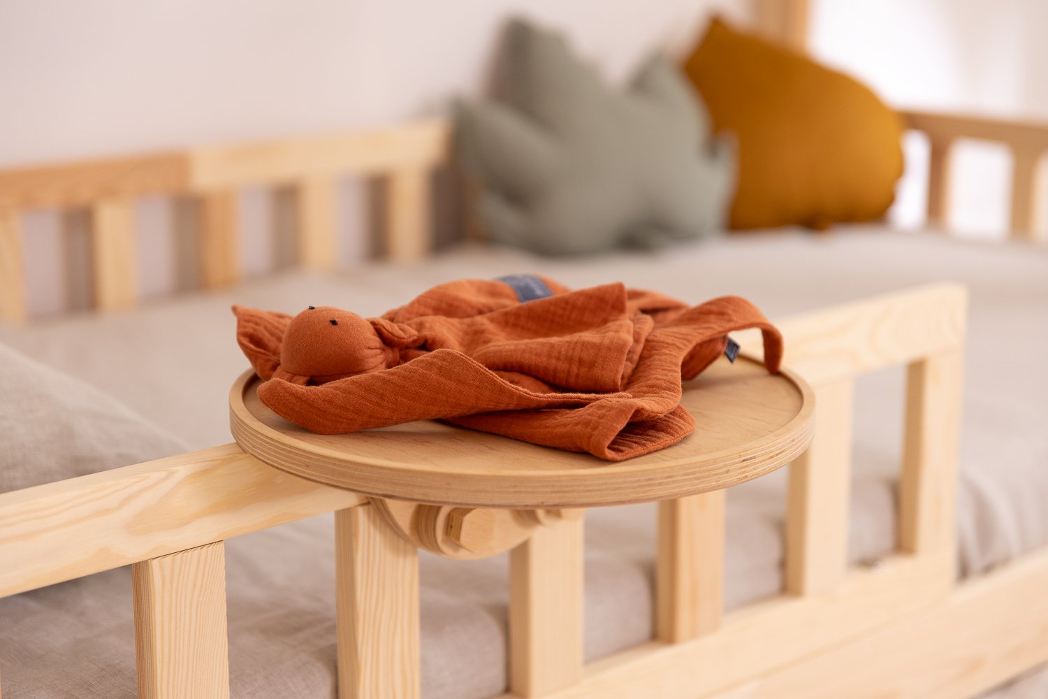 Wooden Bedside Shelf