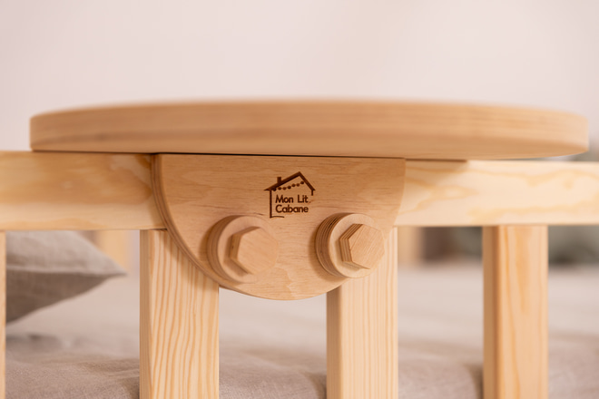 Tavoletta Rotondo in Legno - Naturale