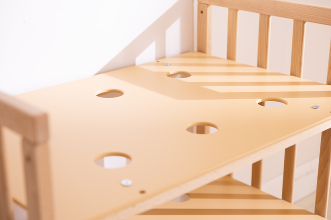 Culla Evolutiva 7 in 1 con materasso - Legno Naturale