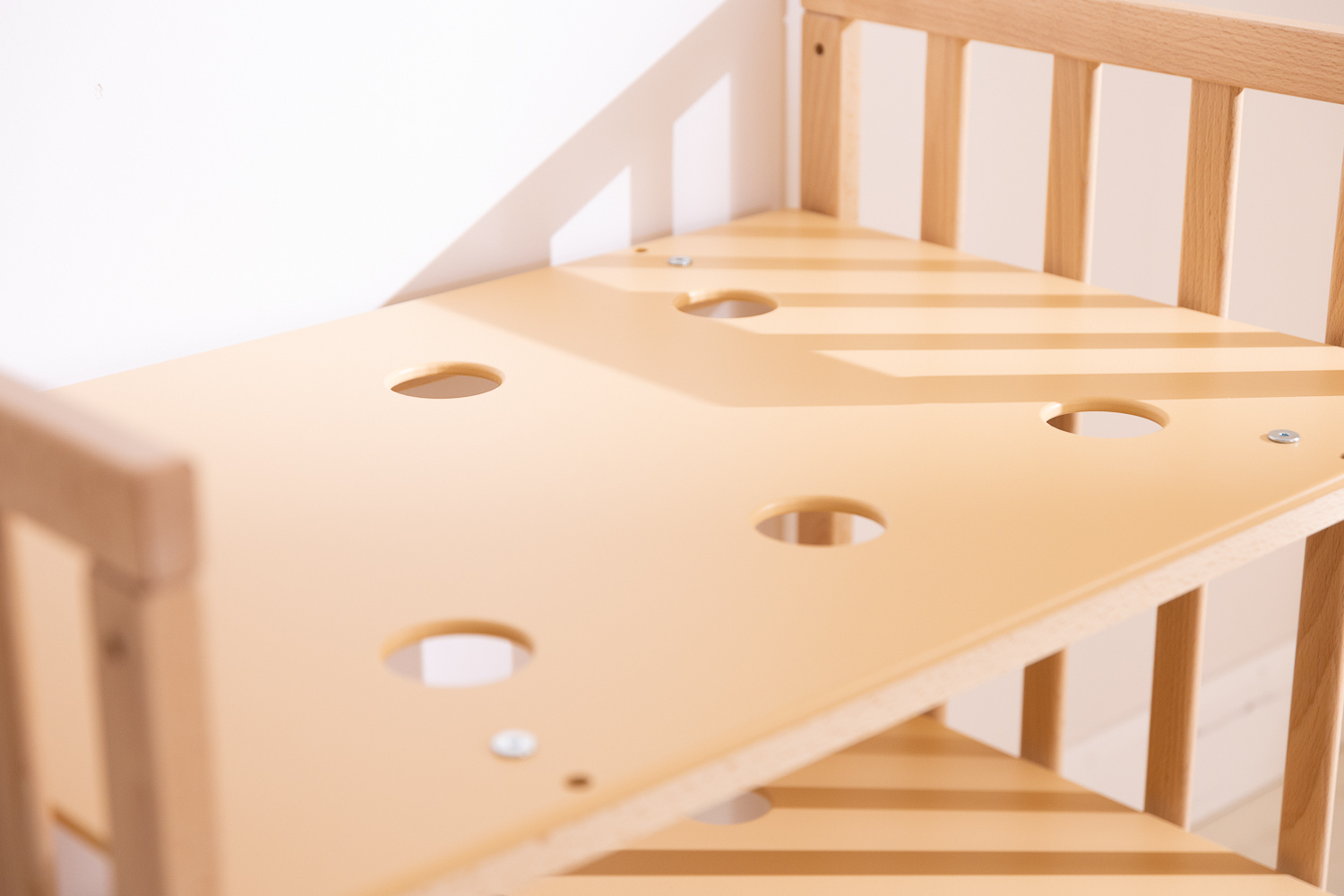 - Berceau Évolutif 7 en 1 Ovale avec Matelas - Naturel - Naturel (Mon Lit Cabane) - Image 18