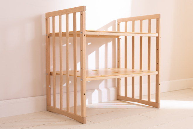 Berceau Évolutif 7 en 1 avec Matelas - Naturel