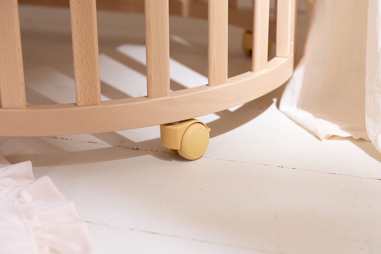 - Berceau Évolutif 7 en 1 Ovale avec Matelas - Naturel - Naturel (Mon Lit Cabane) - Image 13