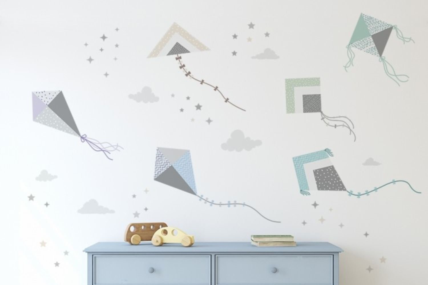 Sticker Cerfs-Volants Multicouleurs Sticker Cerfs-Volants Multicouleurs