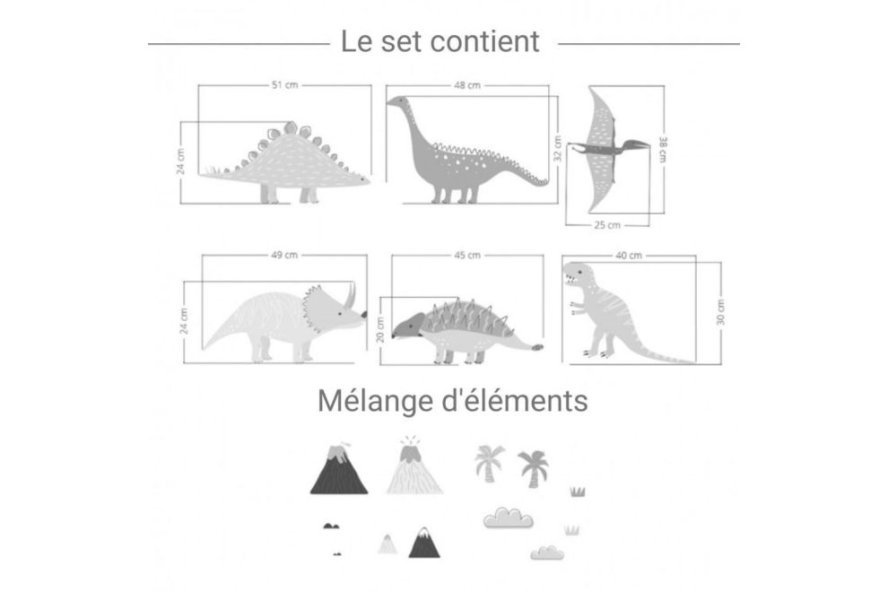 Dinosaures Colorées