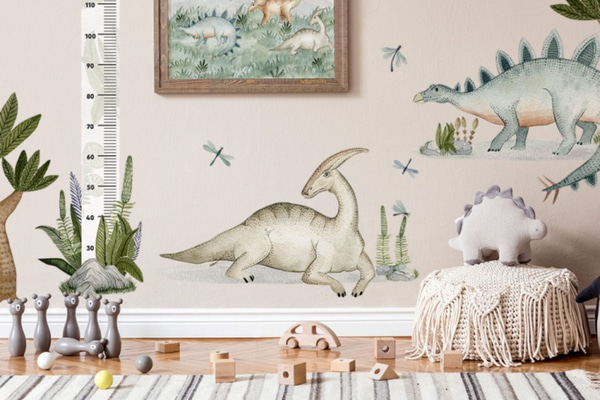 Samolepky Parasaurolophus & Stegosaurus