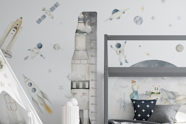 Stickers Fusées et Astronautes