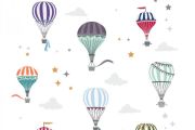 Heißluftballons Bunt