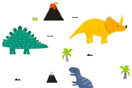 Dinosaures Colorées