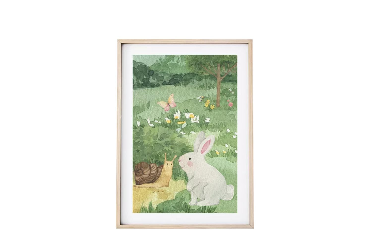 Rabbit & Snail Poster