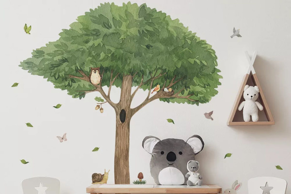 Stickers Arbre et Animaux