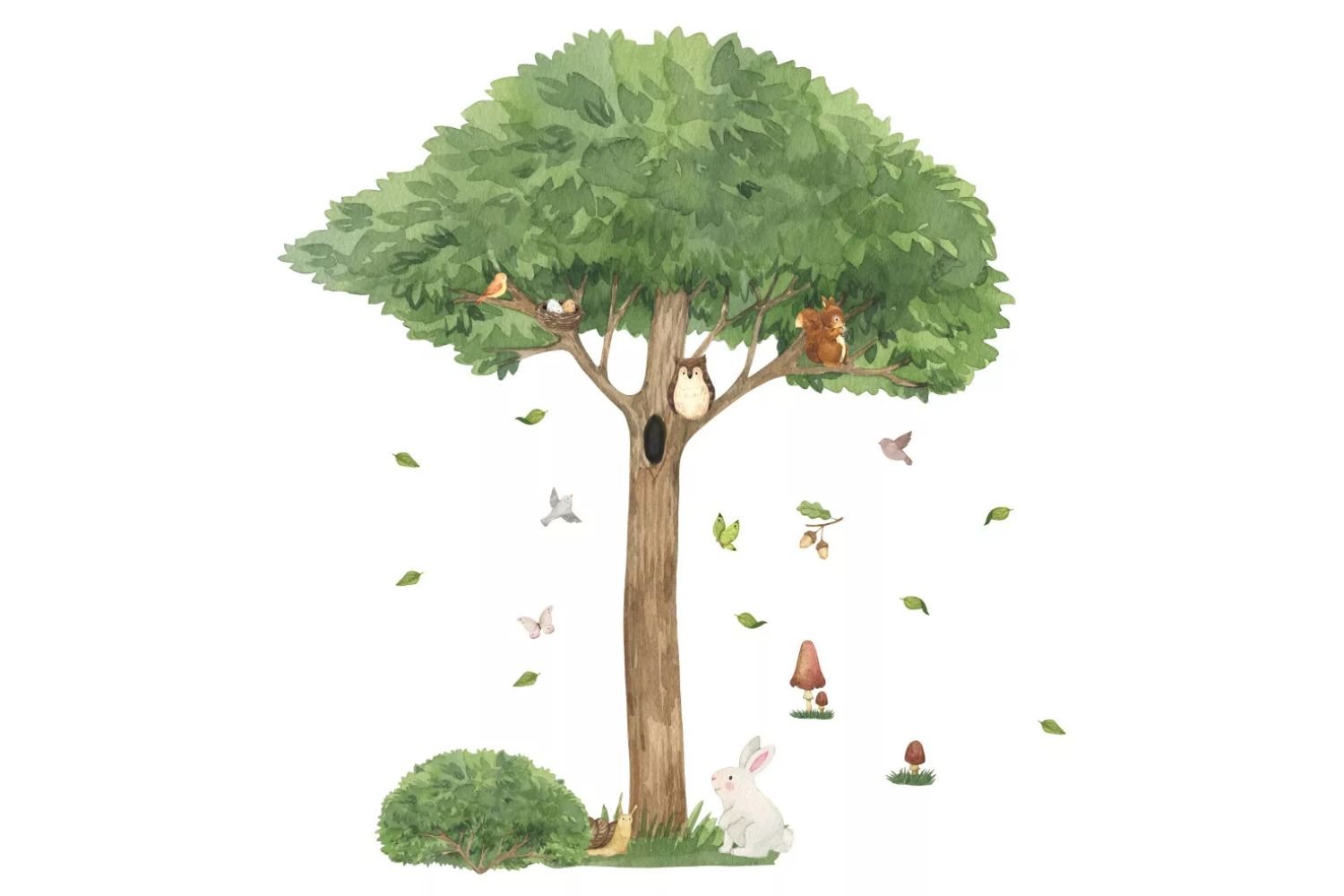 Tree and Animals Tree and Animals