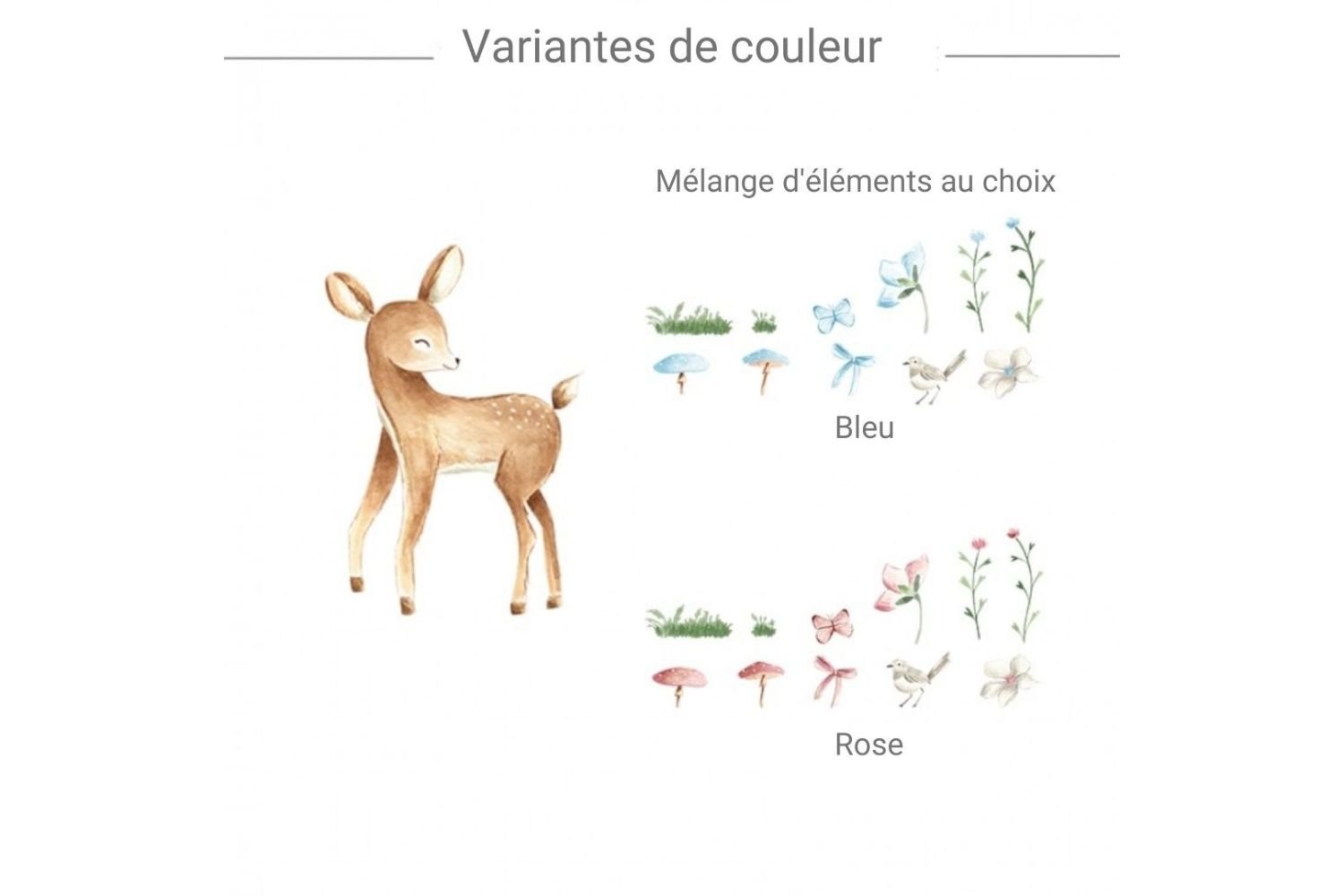 Bambi y flores Bambi y flores