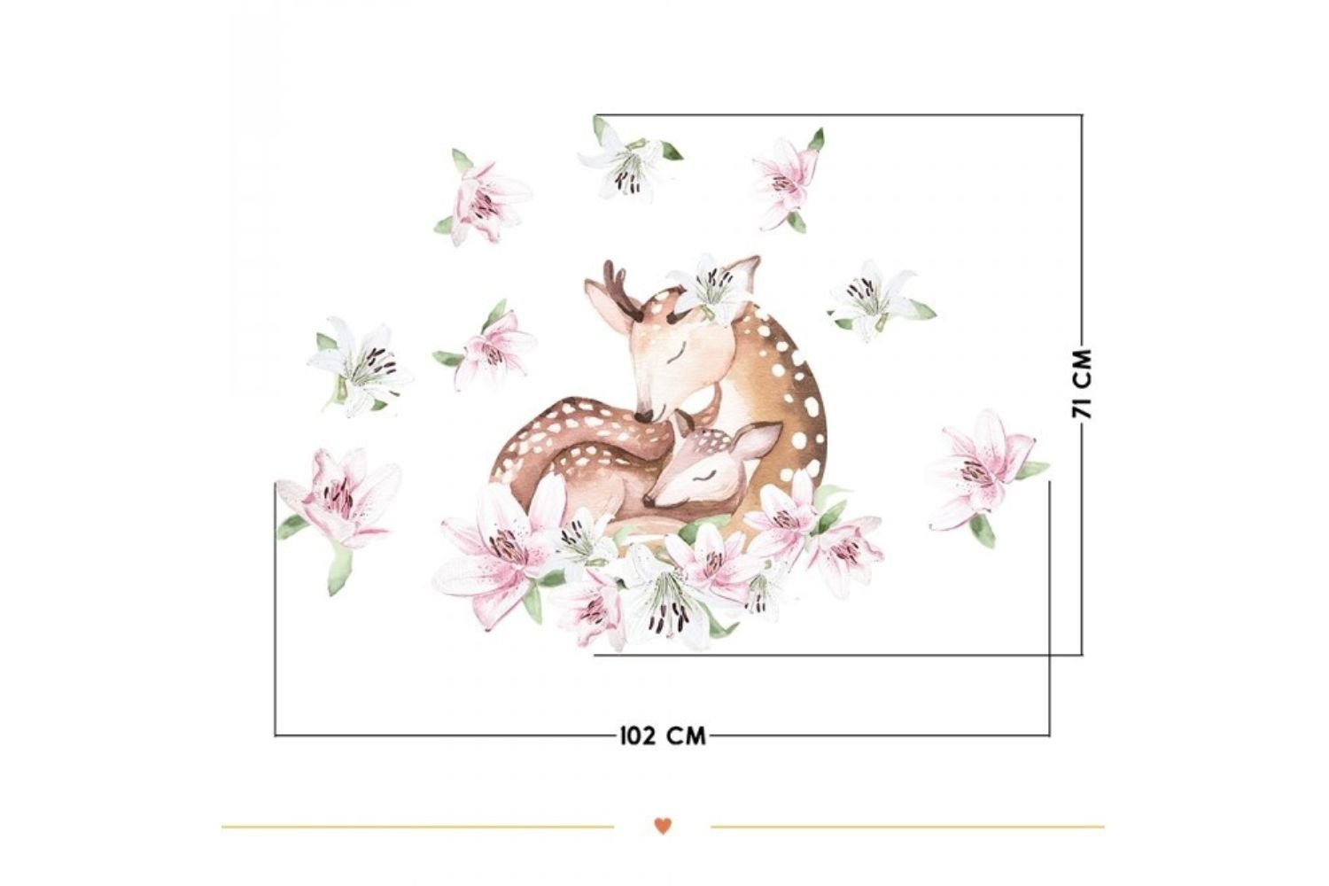 Doe and Fawn With Lilacs Doe and Fawn With Lilacs