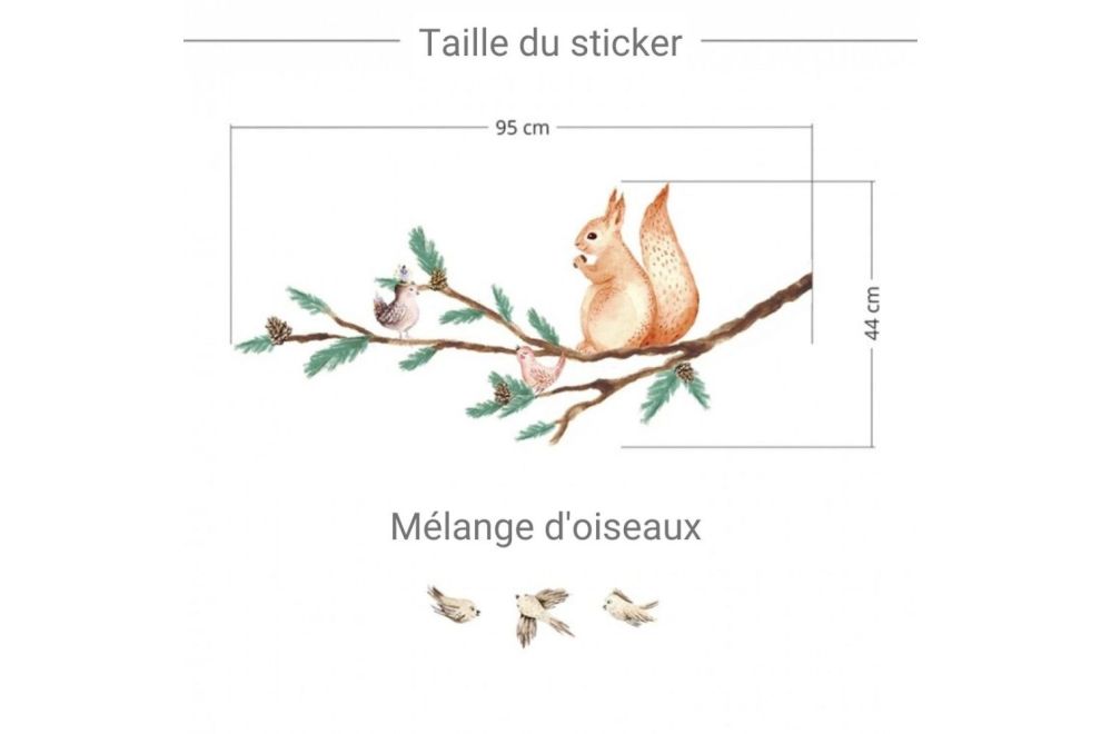 Sticker Écureuil