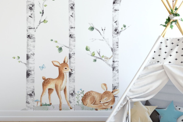 Stickers Faon Endormi
