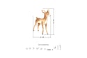 Fawn and Flowers Sticker