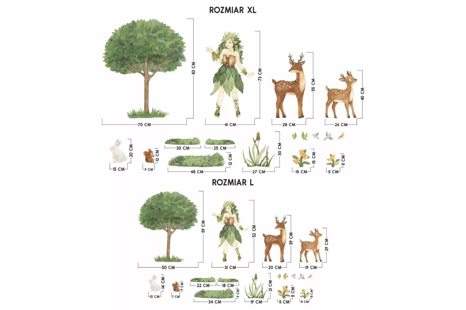 Fada florestal & Veado