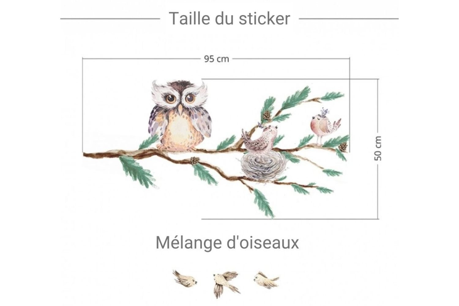 Sticker Hibou