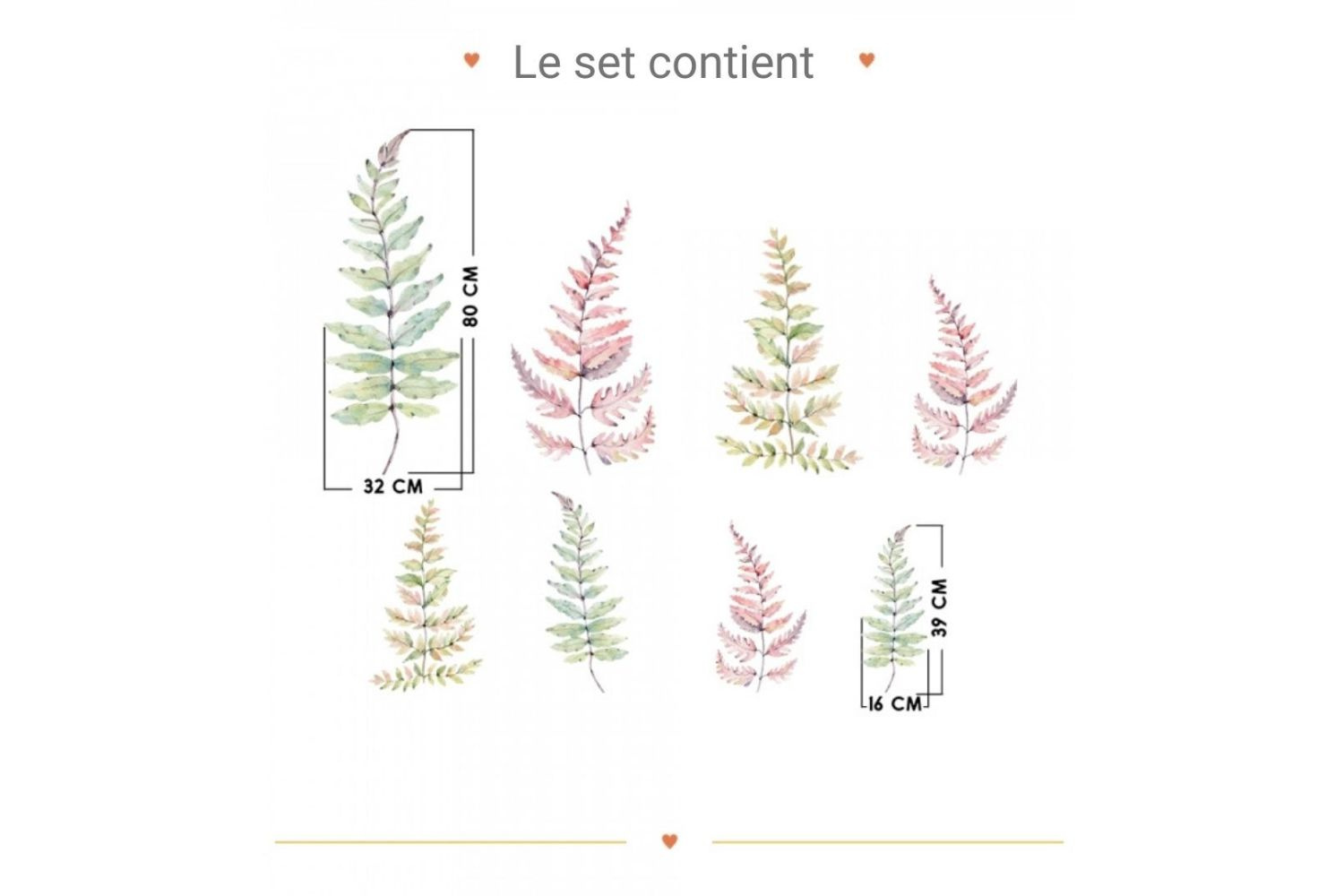 Ferns L Sticker