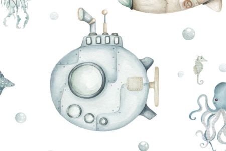 U-Boot-Aufkleber-Set
