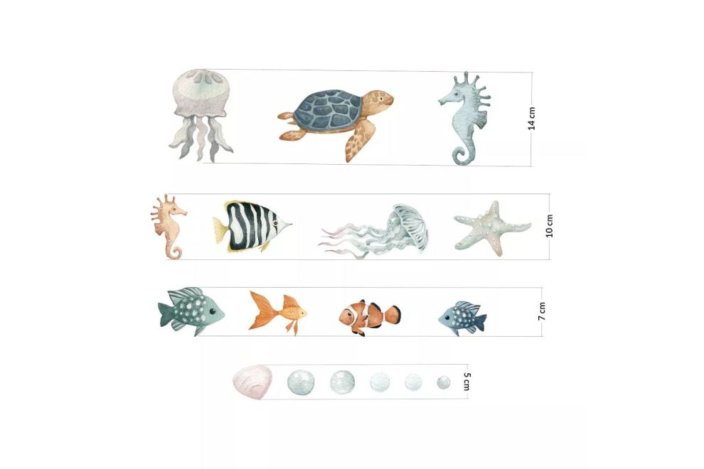 Stickers Élements de l'Océan