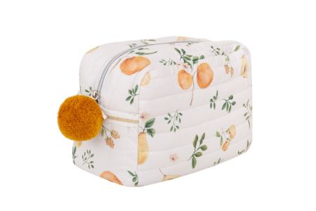 Fruits Quilted Toiletry Bag
