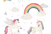 Unicorn, Pegasus & Rainbow
