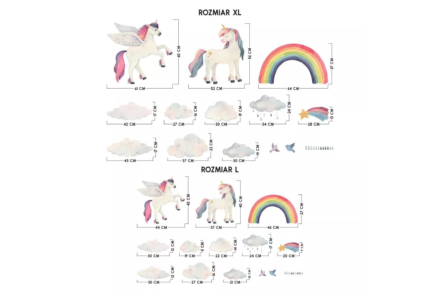 Unicornio, Pegaso y Arco Iris Unicornio, Pegaso y Arco Iris