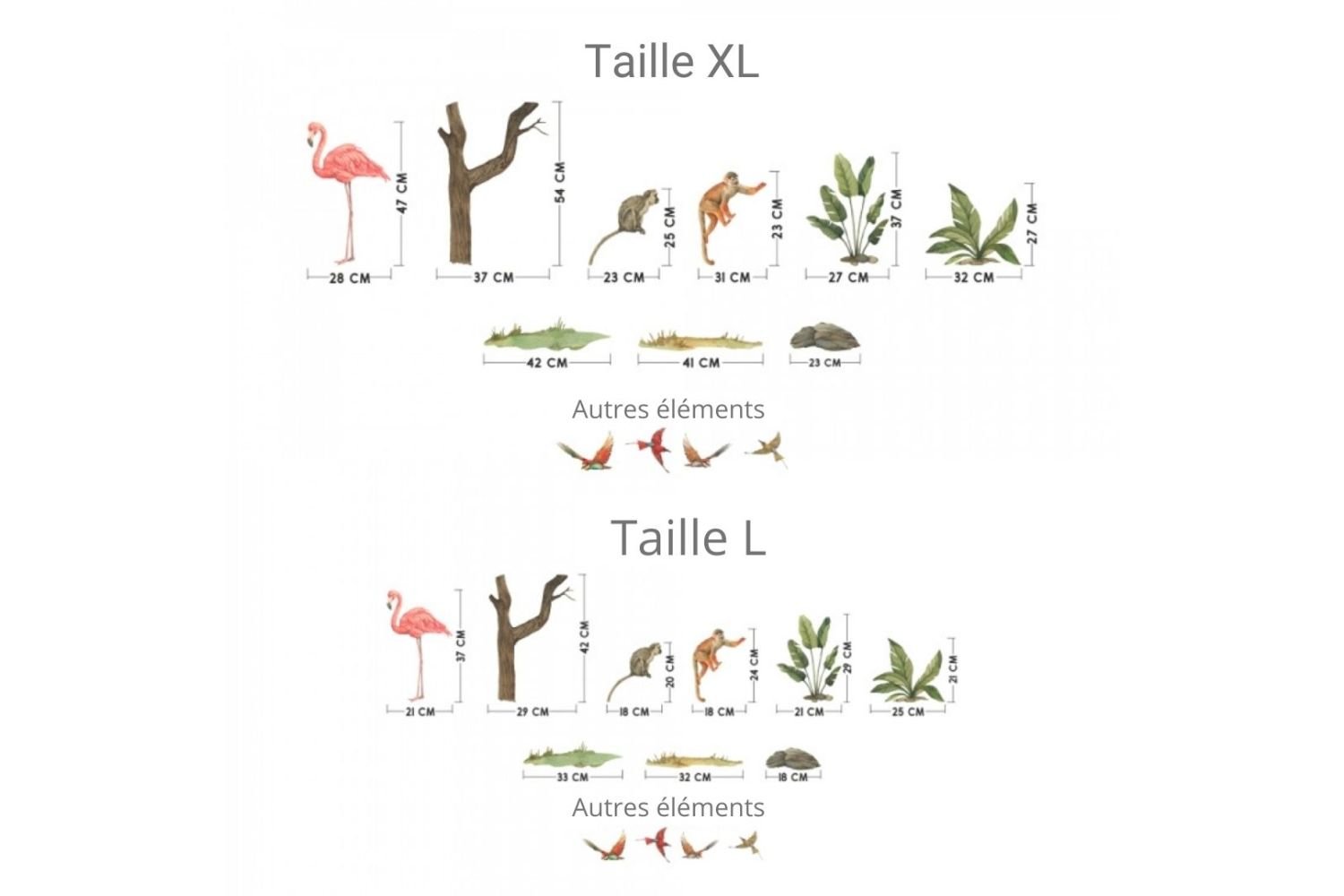 Flämische, Affen- und Vogelstickers