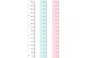 Messlatte 3 Farben