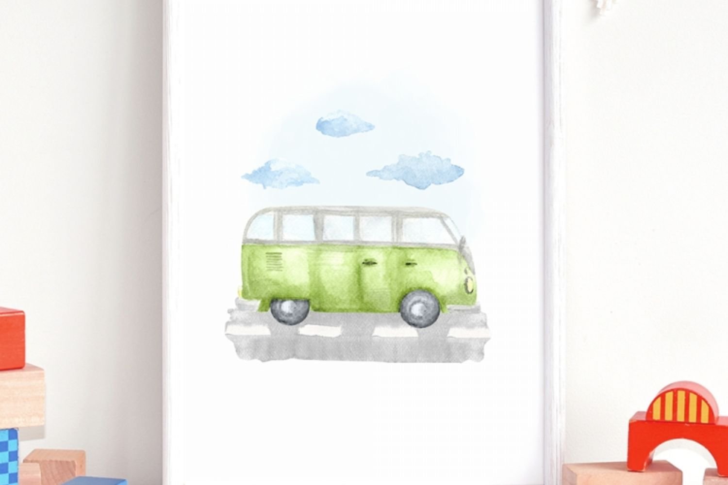 Green Van Poster