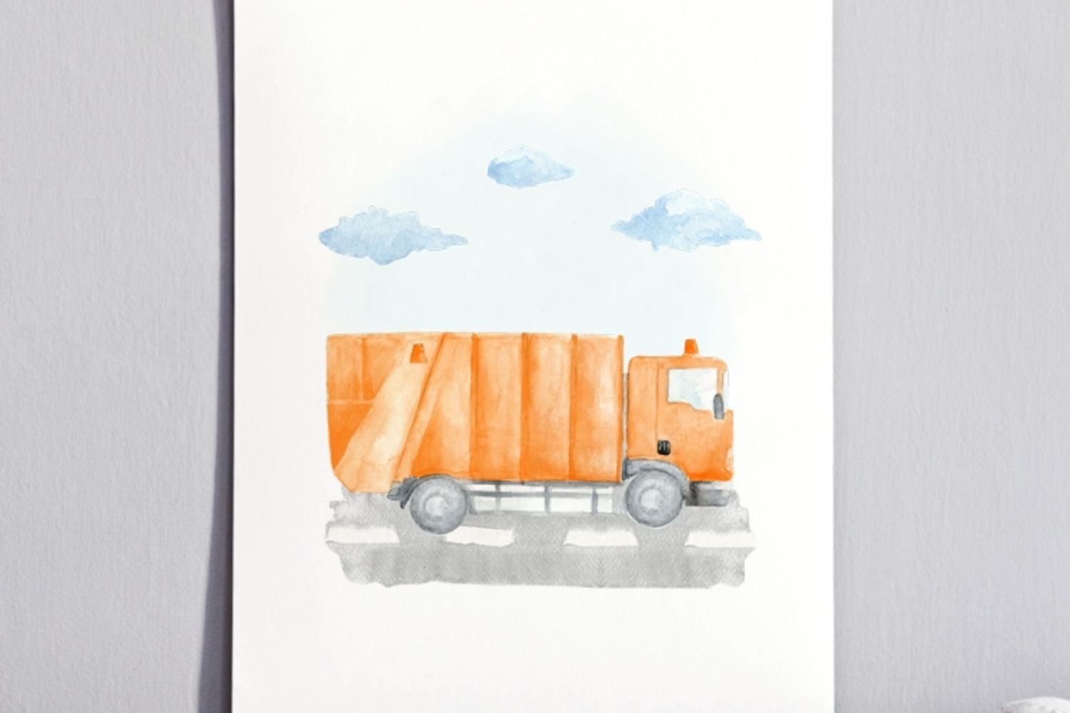 Garbage Truck Poster