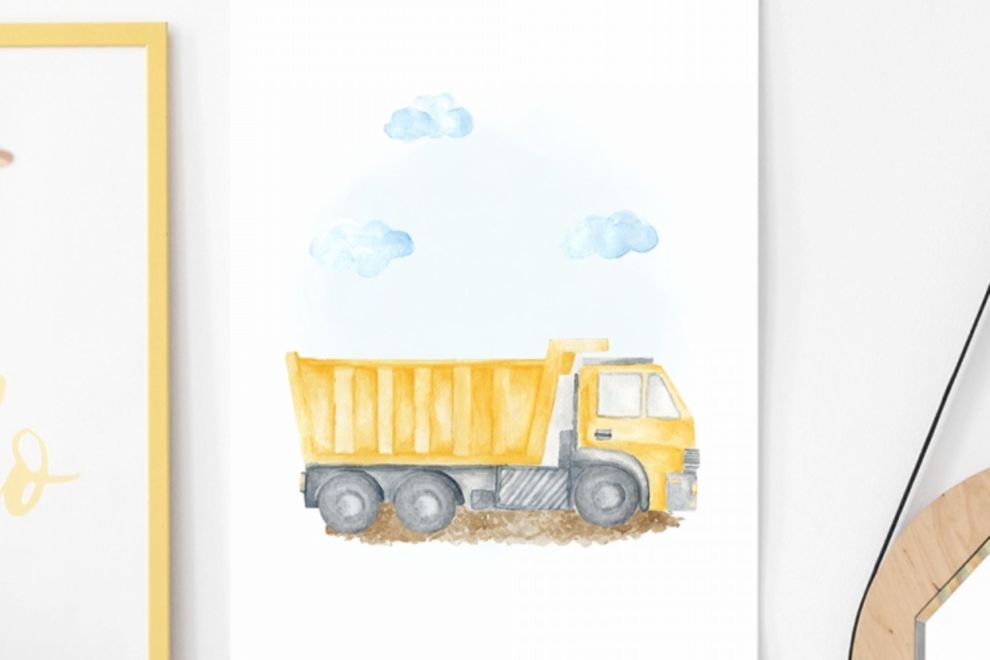 Dump Truck Poster