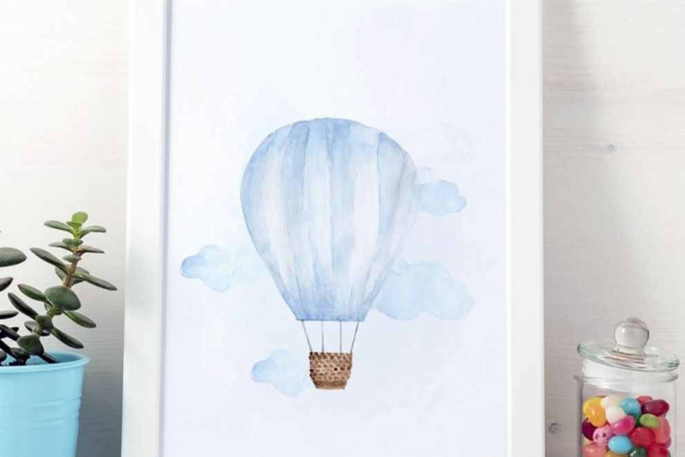 Bild Heißluftballon