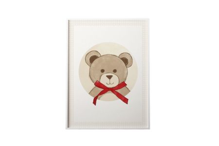 Teddy Bear With a Bow Tie Poster