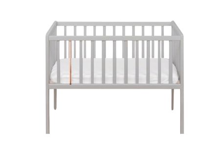 Silva Crib Grey 40x90cm