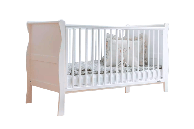 Stella  Cot Evolving Bed White 70x140cm