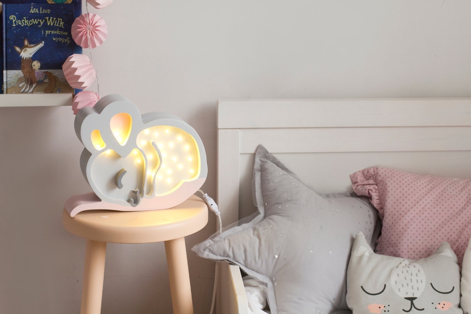 Lampe Little Lights Souris Grise LED