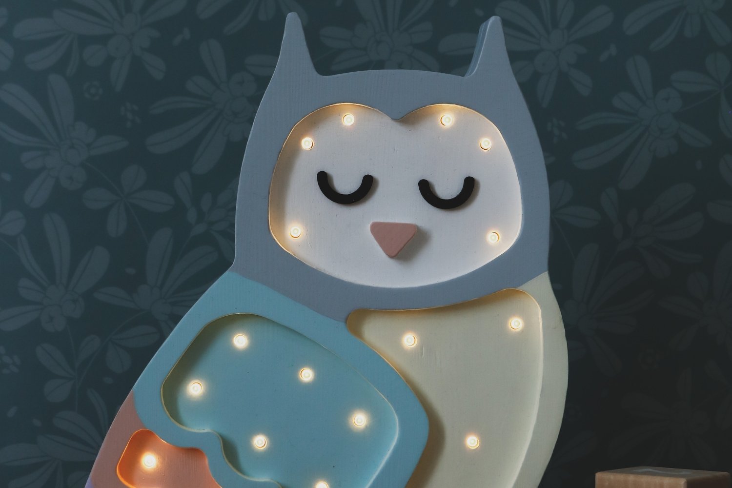 Lampe Little Lights Hibou Arc-en-ciel LED