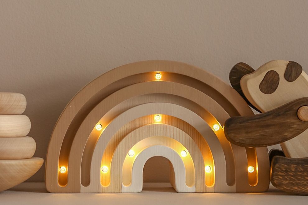 Lâmpada LED Mini Arco-íris Cappuccino
