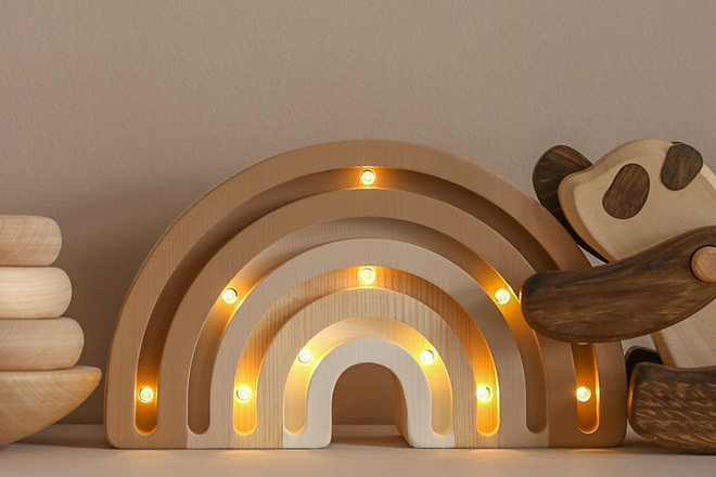 Lampa Little Lights Duha Mini Cappuccino LED