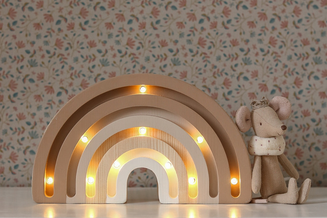 Lampa Little Lights Duha Mini Cappuccino LED
