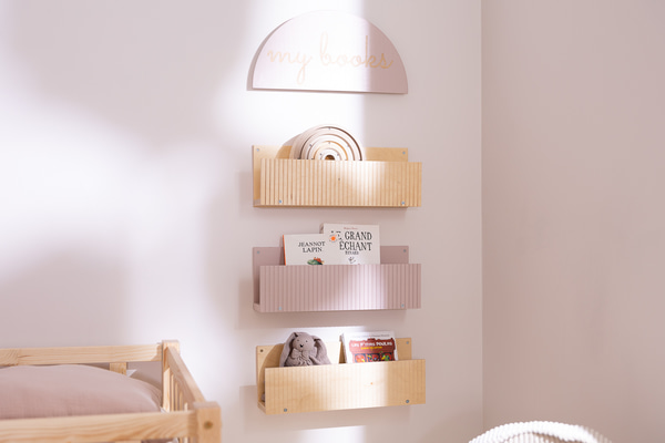 Étagères / Lampe My Books Rose - 2