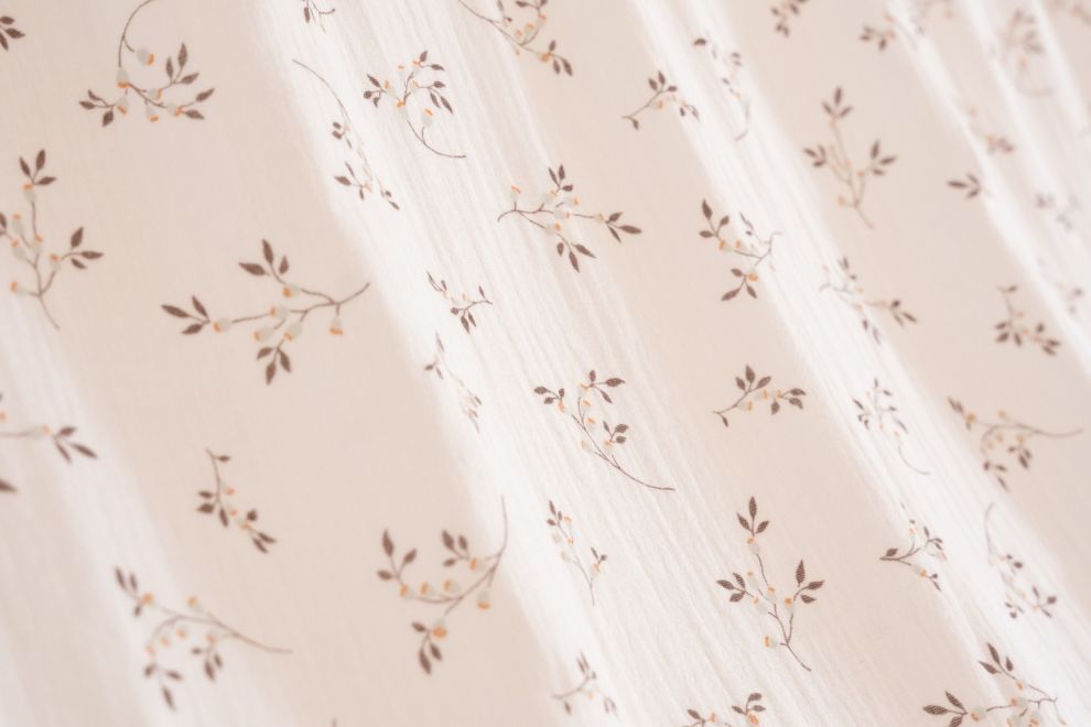 Bed Canopy - Cotton Flowers - Model K