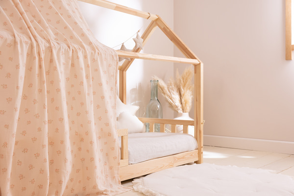 Plachta na domečkovou postel Vintage květiny - Model K