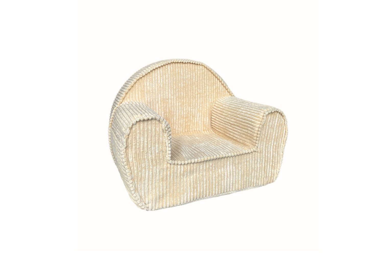 Fauteuil en velours côtelé - Sandy Yellow