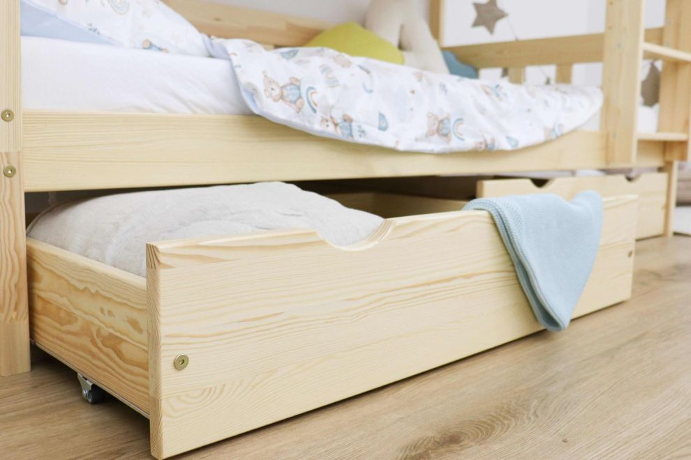 Cassetto in Legno Naturale - 90x200 Cassetto in Legno Naturale - 90x200